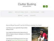 Tablet Screenshot of clutterbusting.com